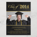Recherche de graduation verticales 14x19 invitations Moderne