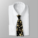 Recherche de confettis cravates Noir et or