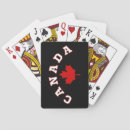 Recherche de drapeau du canada jeux de cartes Typographie