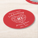Recherche de anniversaire mariage 40 ans bar Rouge