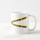Recherche de scène du crime tasses Bande
