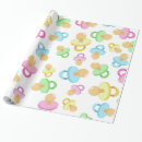 Recherche de tétines papier cadeau Bébé