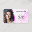 Recherche de conceptions subtiles cartes visite Client(e)