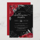 Recherche de red halloween invitations Rouge