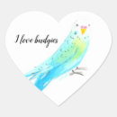 Recherche de perroquet bleu autocollants Aquarelle