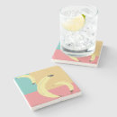 Recherche de banane dessous de verres Vintage