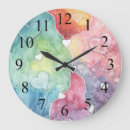 Recherche de en forme de coeur horloges Rose
