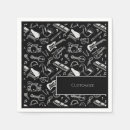 Recherche de instrument serviettes Noir et blanc