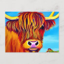 Recherche de vaches cartes postales Écossaise