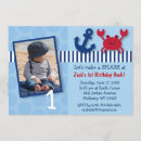 Recherche de de crabe anniversaire invitations Nautique