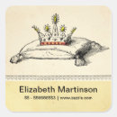 Recherche de couronne royale vintage autocollants Reine