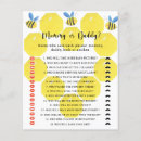 Recherche de bee baby shower games Abeille