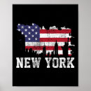 Recherche de drapeau de new york posters États unis