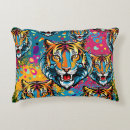 Recherche de tête de tigre coussins Animal