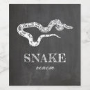 Recherche de serpent bouteilles vin étiquettes Halloween