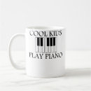 Recherche de musique de piano tasses Joueur de clavier
