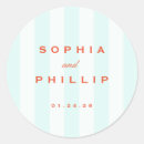 Recherche de turquoise mariage autocollants De faveur de