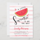 Recherche de watermelon baby shower invitations Rose