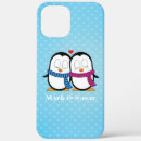 Recherche de amour de pingouin iphone coques Coeur