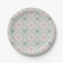 Recherche de motif coloré assiettes en papier Formes