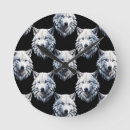 Recherche de loup blanc horloges Animal