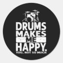 Recherche de drum kit autocollants Batteur