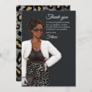 Recherche de léopard noir vœux cartes Chic