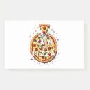 Recherche de pizza post its Nourriture