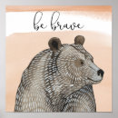 Recherche de forêt posters chambre enfant art Lunatique