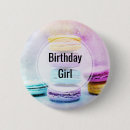 Recherche de cake badges Macaron