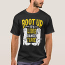 Recherche de line dance tshirts Bottes