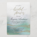 Recherche de aqua bridal shower invitations Élégant