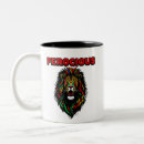 Recherche de tête de lion tasses Abstrait