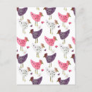 Recherche de motif aquarelle cartes postales Ferme