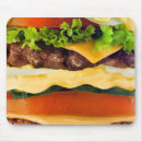 Recherche de cheeseburger tapis souris Nourriture