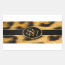 Recherche de jaguar en autocollants Empreinte de léopard