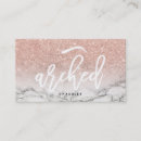 Recherche de marquage cartes visite Typographie