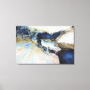 Recherche de or impressions sur toile Bleu