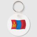 Recherche de la mongolie porteclés Drapeau