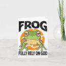 Recherche de grenouille drôle vœux cartes Tradition