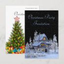 Recherche de scène de neige invitations Fête