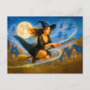 Recherche de sorcière volante cartes postales Pour elle