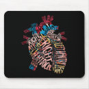 Recherche de cardiologie tapis souris Stéthoscope