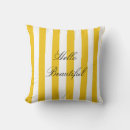 Recherche de rayures jaunes coussins Lumineux