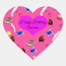 Recherche de bon anniversaire autocollants Nom