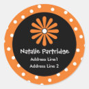 Recherche de à petits pois orange autocollants Noir