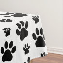 Recherche de patte chien nappes Noir et blanc