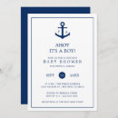 Recherche de ancre nautique invitations Élégant