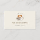 Recherche de tasse de café cartes visite Simple