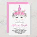 Recherche de unicorn baby shower fille invitations Mignon